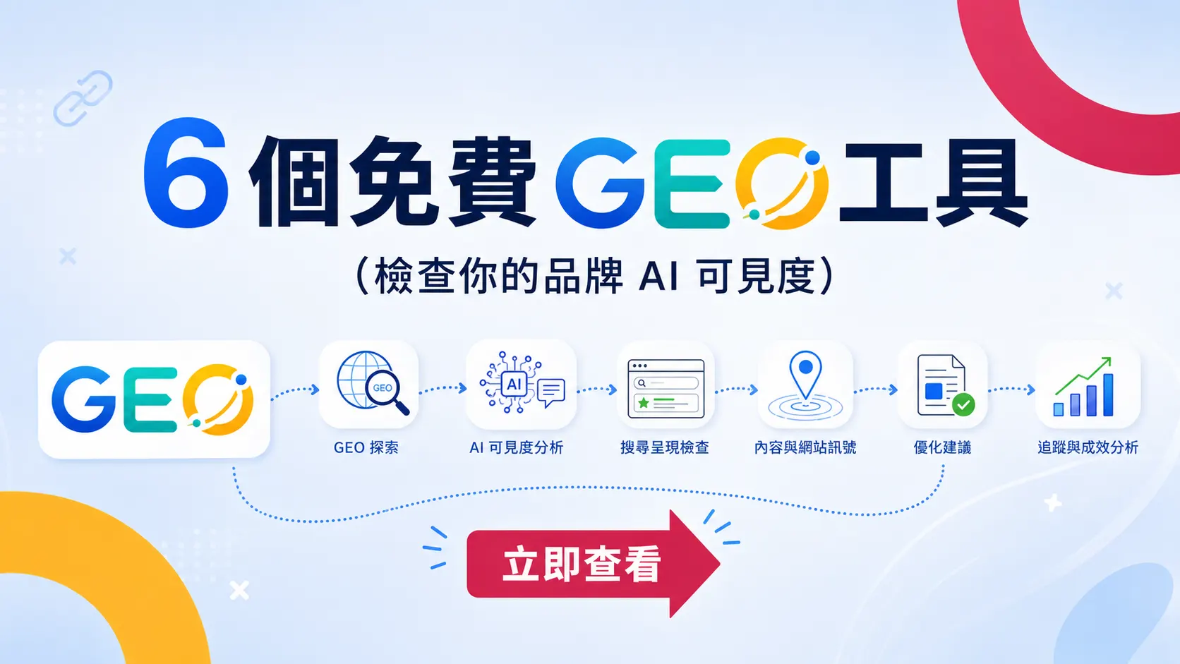 6 個GEO免費工具檢視您的品牌 AI 可見度